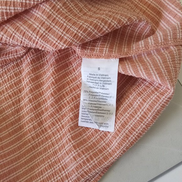 MADEWELL | Texture & Thread Stripe Peasant Top - Picture 7 of 8